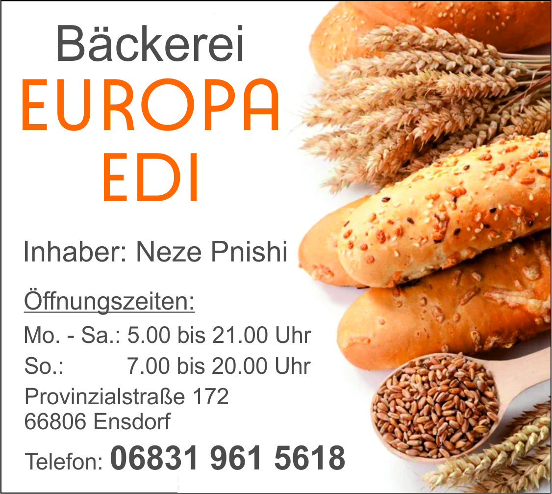 Bäckerei Europa