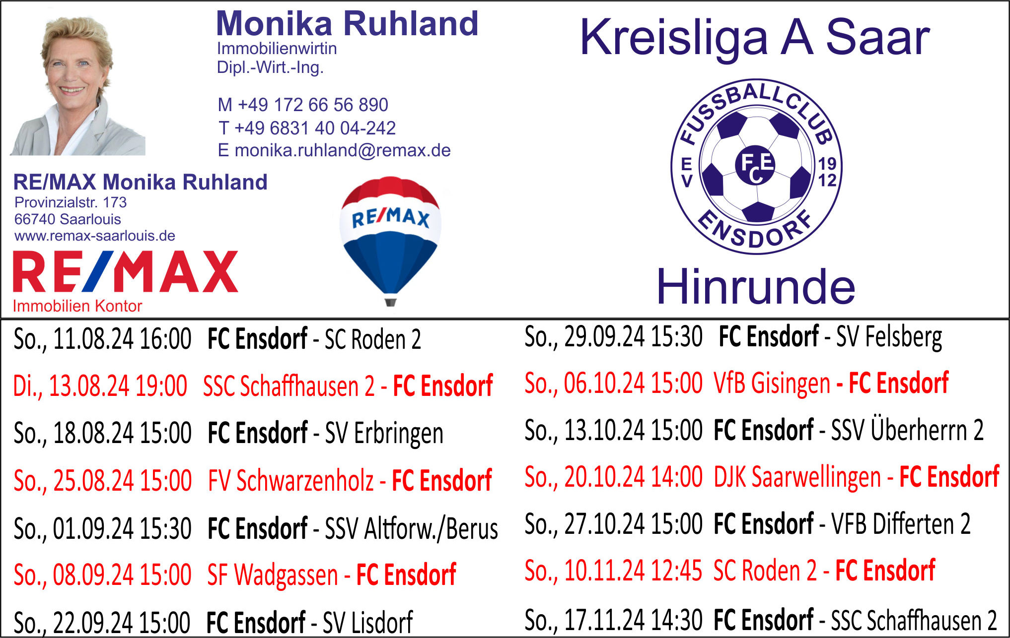 Hinrunde Kreisliga A